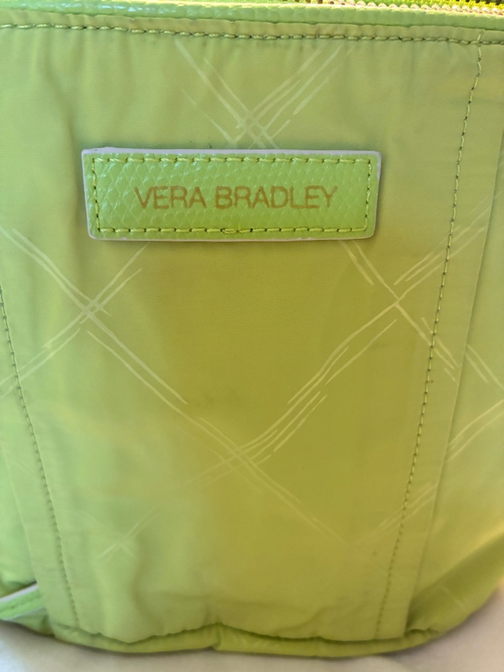 Vera Bradley Neon Lime Quilted Shoulder Bag